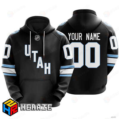 Personalized Utah Hockey Club Hoodie Custom Name & Number