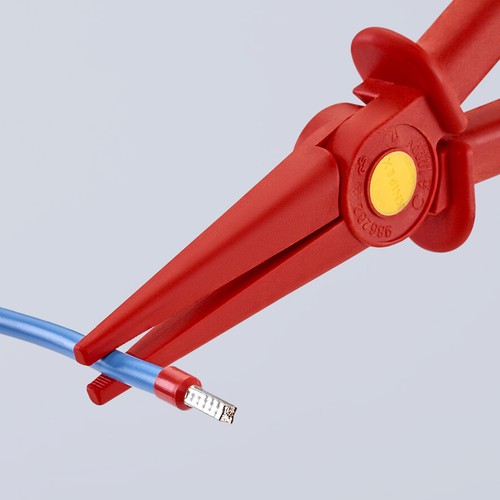 Knipex 98 62 02 VDE Pince à nez long entièrement isolée tout plastique 220 mm - Photo 8/12