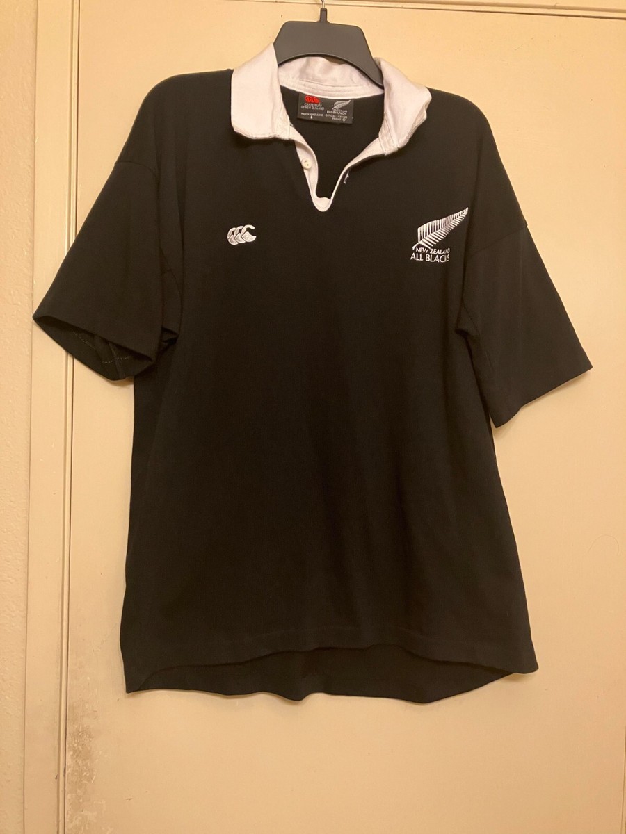CANTERBURY OF NEW ZEALAND ラガーシャツ 90s Vintage 90s Canterbury of New Zealand All Blacks S/S Rugby