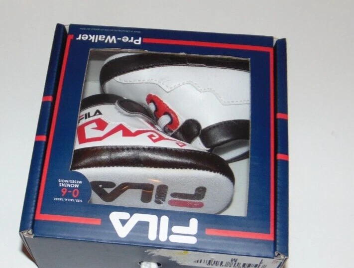 ~¡Nuevo sin etiquetas Zapatos FILA Pre-Caminante para Bebés Niños! Talla 0-6 meses súper linda:)~ Foto 2 de 2