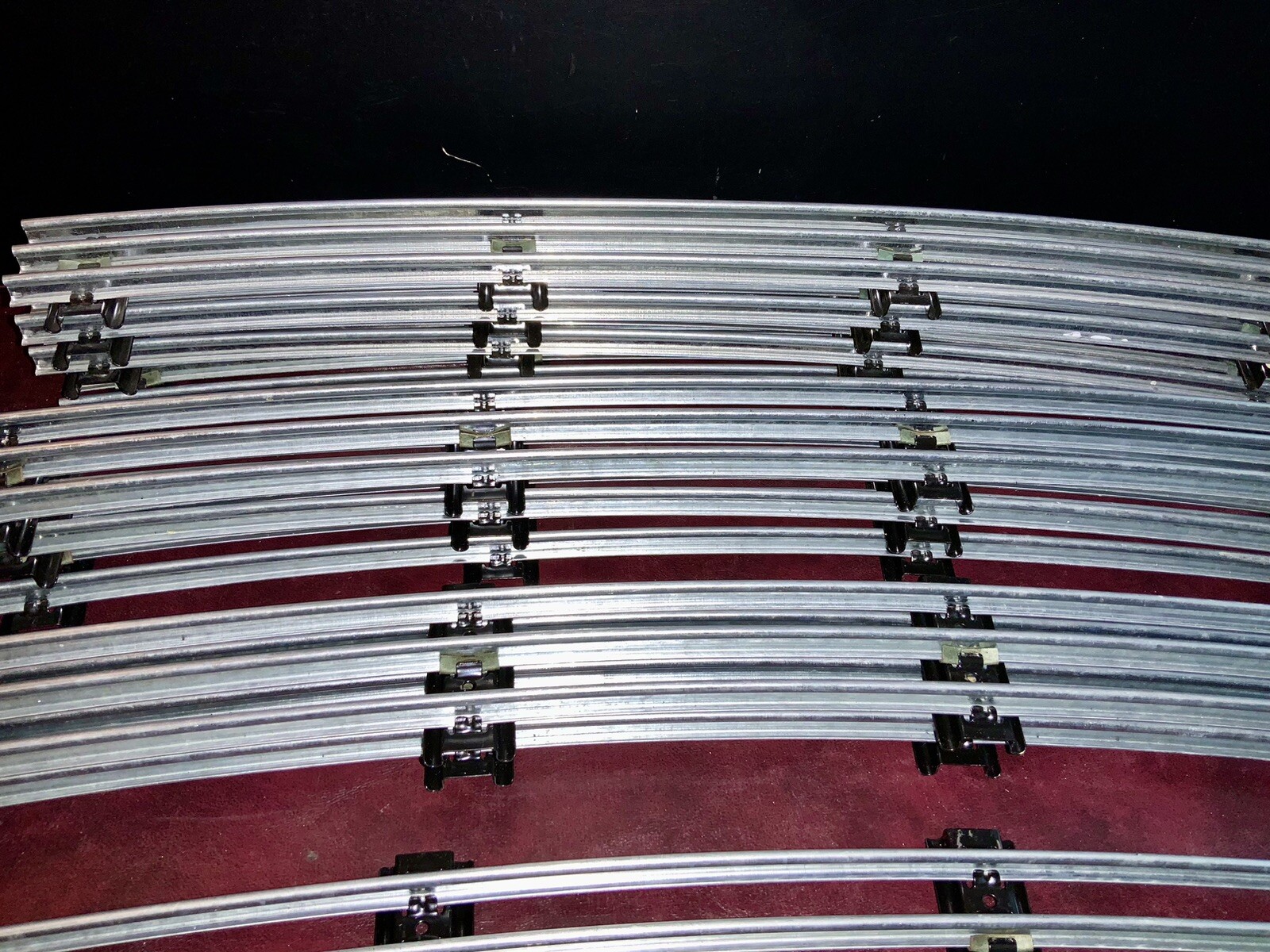 LOOK! MENARDS 2793099 O96 Curved O Gauge Tubular Train Tracks eBay