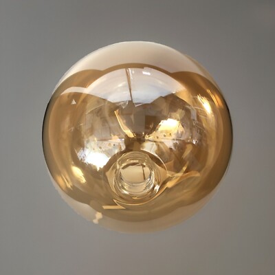 Amosfun G9 Glaskugel Lampenschirm Milchglas 6cm - Ersatz Mit Metallgewinde Für Wohn- & Schlafzimmer