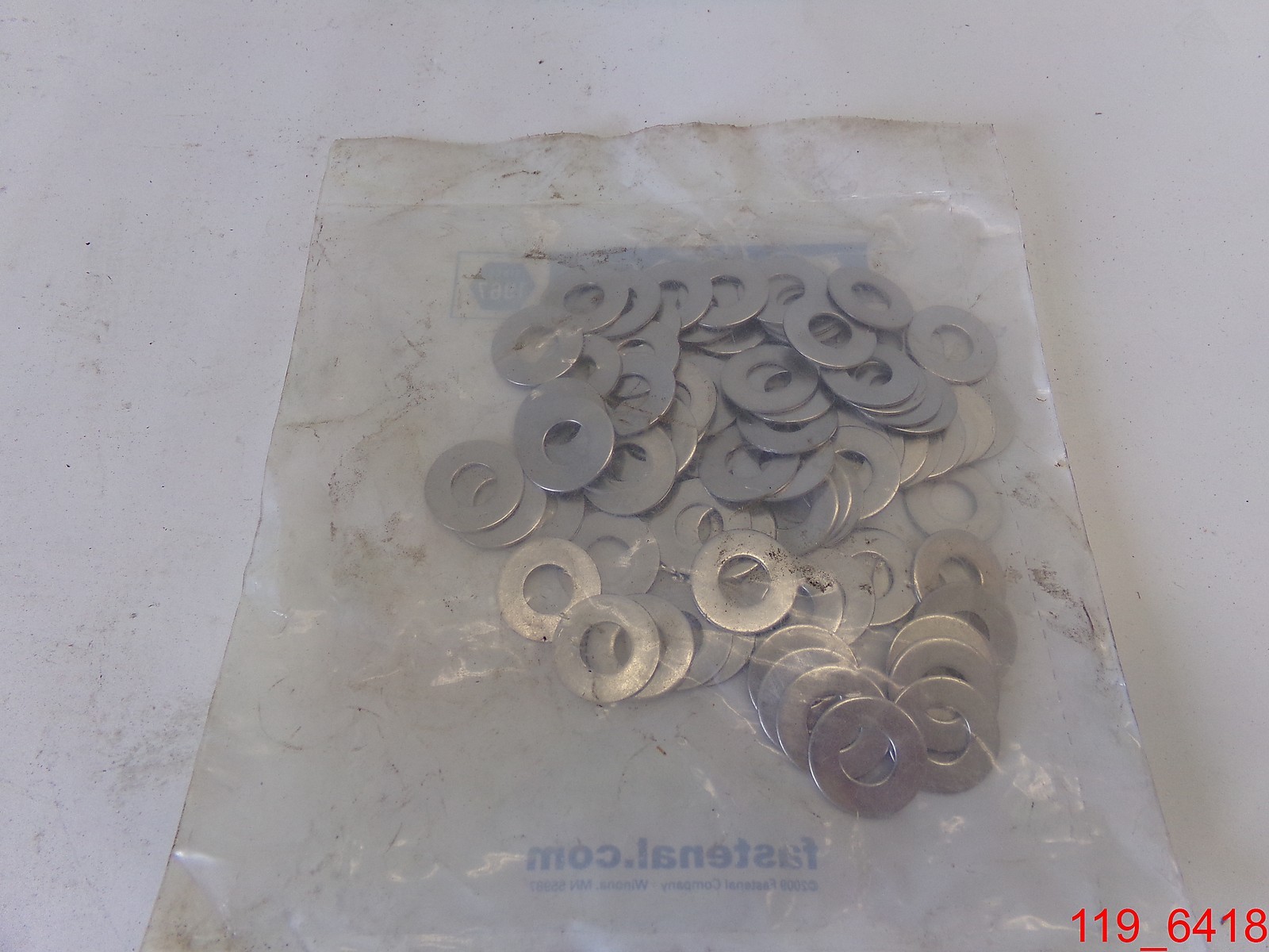Qty=189 Fastenal 71015 Stainless Steel Small OD Flat Washers 5/16" x 3/4" eBay