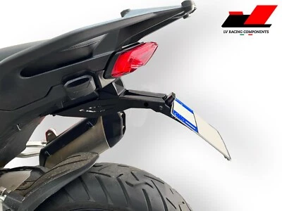 LV RACING Portatarga MOTO multistrada V4 + luce targa +frecce sequenziali+adattatori