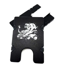 BilletVault Wallet Aluminum RFID protection black front pocket Chevelle Rat Fink