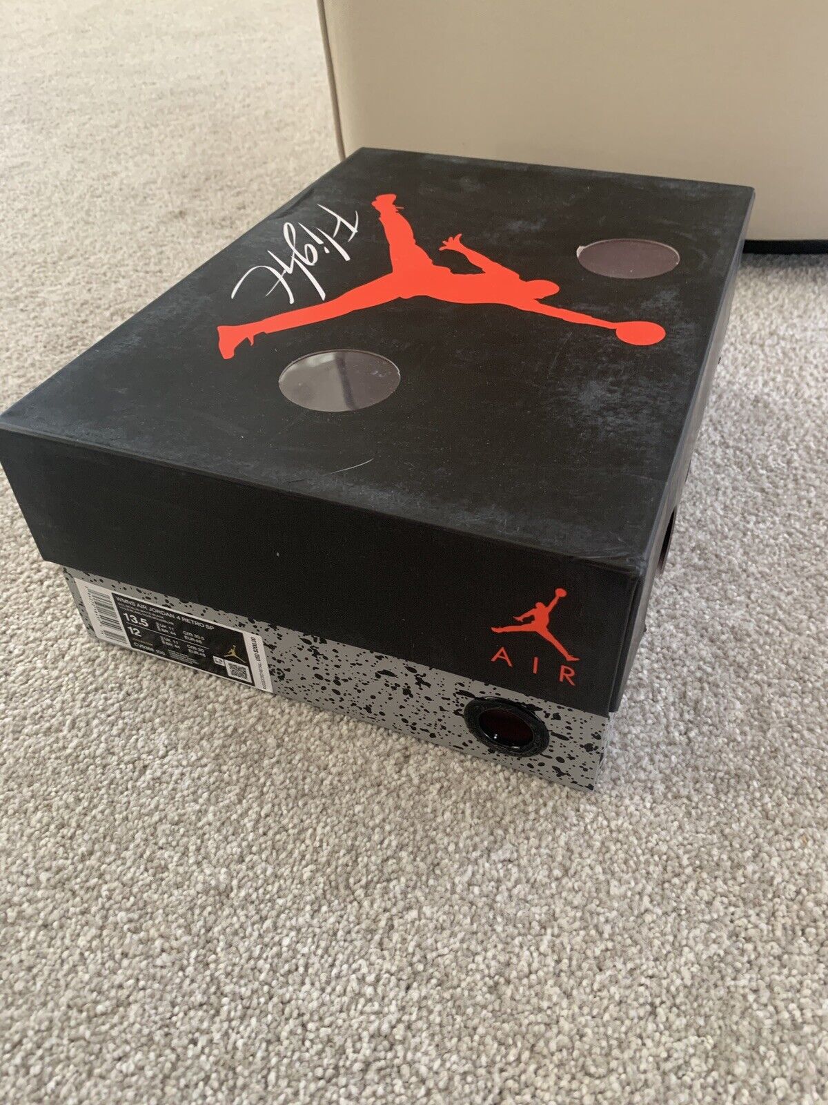 jordan 4 what the box