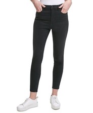 Calvin Klein Women's Black High Rise Ultra Skinny Jeggings Black Size 27 B4HP
