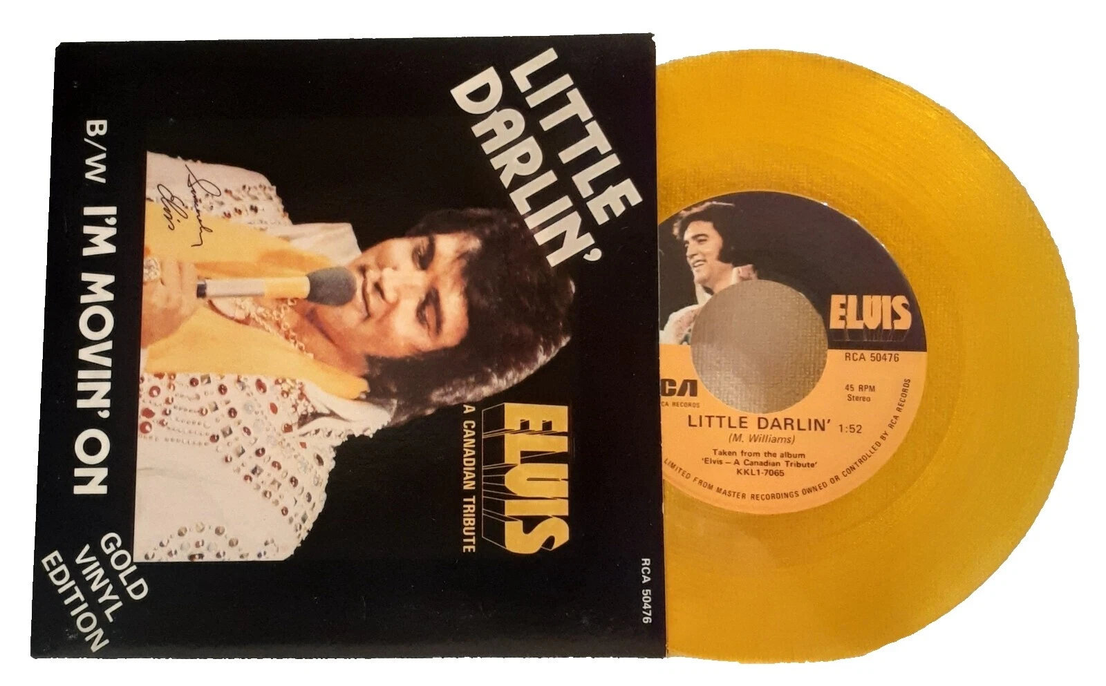 Elvis Presley Country 45 RPM Speed Vinyl Records