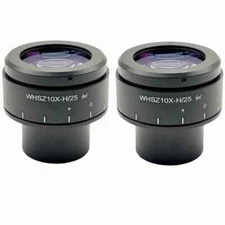 2PCS WHSZ10X Eyepiece Eye Lens Wide Field 22mm/25mm f OLYMPUS Stereo Microscope