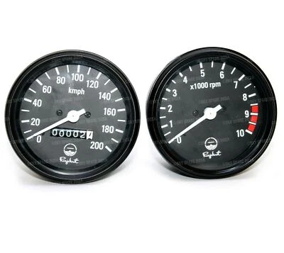 Para Yamaha Rd350 Velocímetro y Tacómetro Set Rpm Meter Cluster Rd250 Rd400 - Imagen 1 de 4