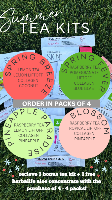 Collagen and metabolism boosting energy tea kits!