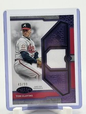 2024 Topps Tier One - Tom Glavine - Purple Parallel Relic /99 HOF Atlanta Braves