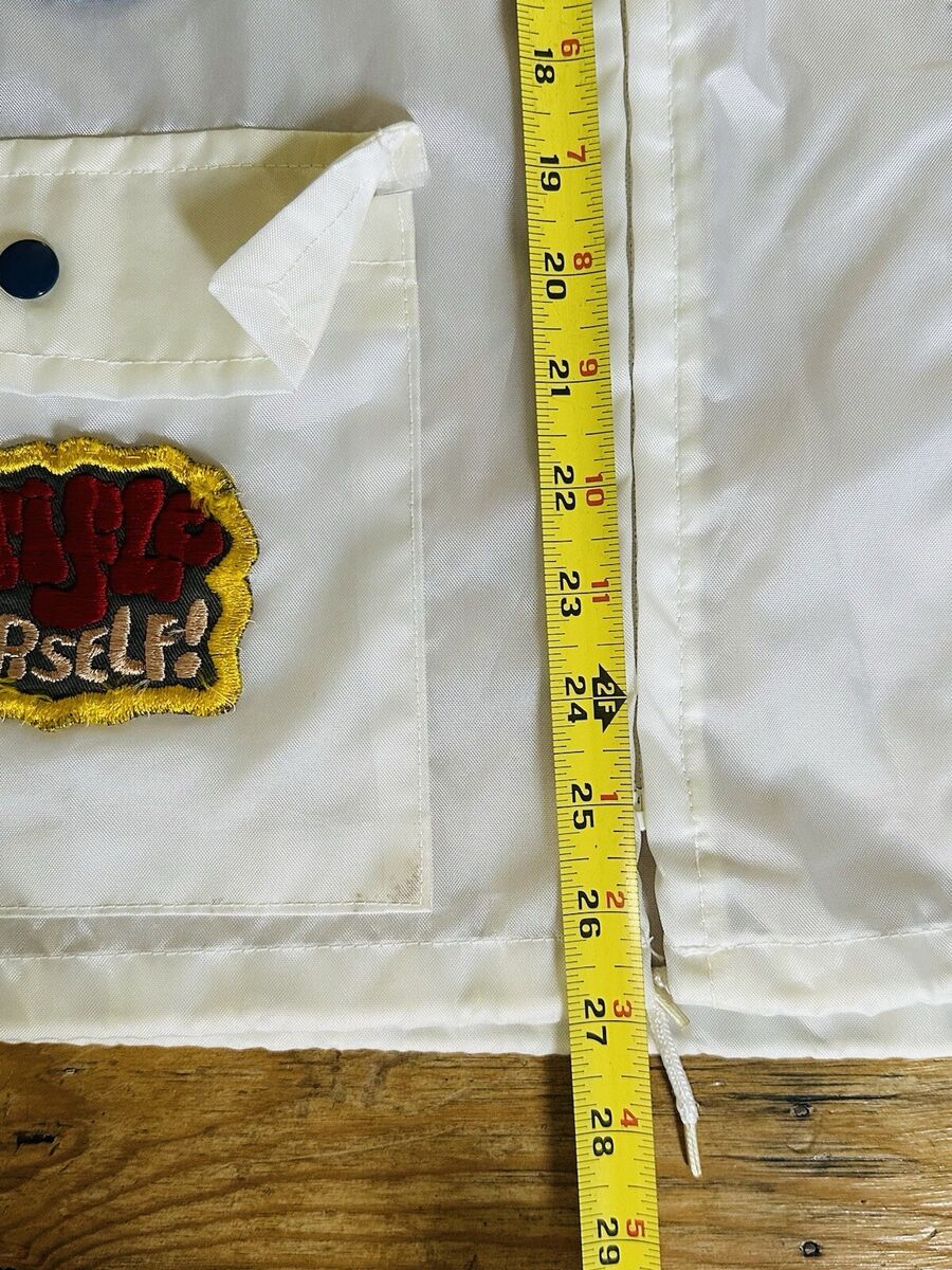 【70s】THE GREAT LAKUSA レーシングジャケット Vtg 70's GREAT LAKES RACING Jacket Striped Patch Jacket - Sz