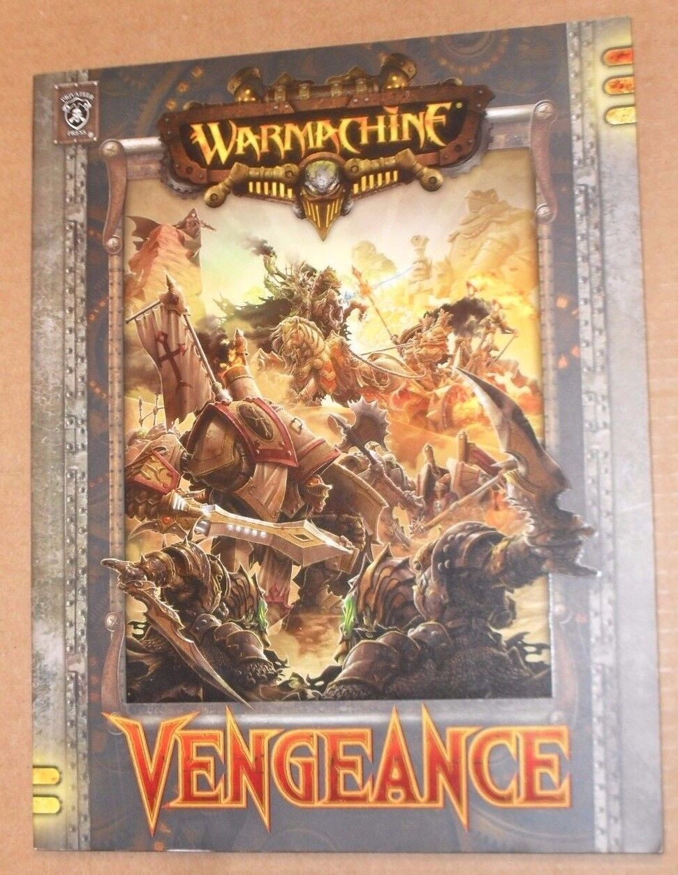 Warmachine: Vengeance MkII expansion book soft cover 