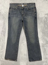 Urban Pipeline Jeans Men's 37x32.5 (Actual) Blue Relaxed Bootcut - Read