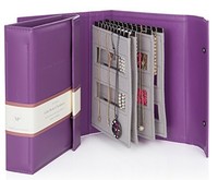 The Little Book Of Necklaces - Purple Necklace Book Holds 20 Necklaces On 4 The Little Book Of Necklaces - Purple Necklace Book Holds 20 Necklaces On 4
