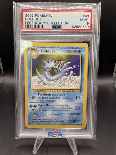 Golduck graded PSA 9 for sale on eBay