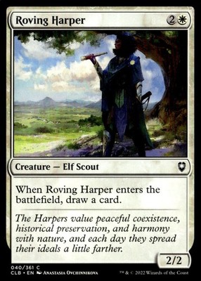 2022 Commander Legends: Battle for Baldur's Gate Roving Harper