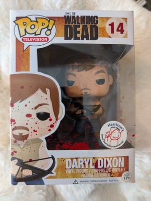 Funko Pop! Daryl Dixon Bloody Harrisons Exclusive #14 Walking Dead With Stack