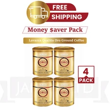 Lavazza Ground Coffee Qualita Oro 250g (4-Pack)