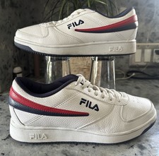 FILA Lifestyle Low Men White Red Navy A-Low Top Lace Up Athletic Sneaker Size 11