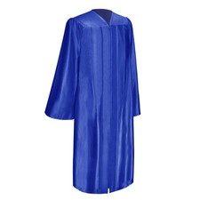 Endea Church Shiny Royal Blue Adult Choir Robe Unisex