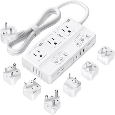 220V to 110V Voltage Converter,  2000W Universal Travel Adapter Voltage Converte