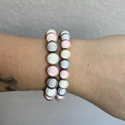 Funkelnde 3D Perlen Magic Pearls - Armband Handmade in toller Farbkombi