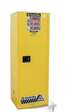 Justrite 22 Gallon Flammable Storage Cabinet Self Close Yellow Mode (3372656)