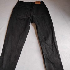 Vintage Levis Womens 14 Black Mom Jean 550 Relaxed Fit Taper 90s Classic Preppy