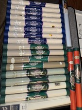 20 Rolls Charles Craft 11-18 Count Cross Stitch Fabric Roll 15x18 Assort Colors