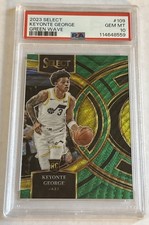 2023 Select Keyonte George Green Wave RC /50 PSA 10 GEM MT
