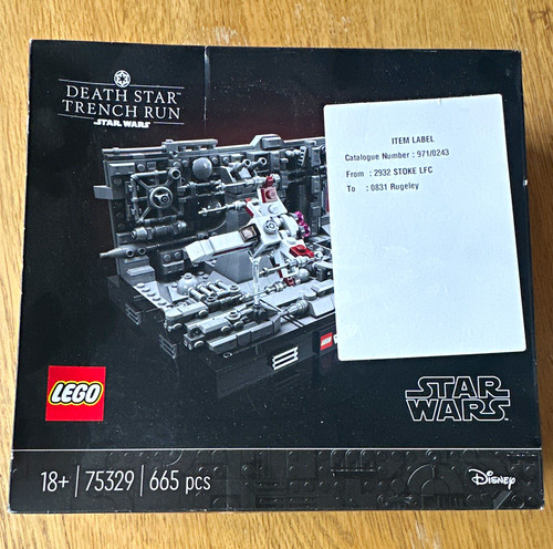 LEGO Star Wars Death Star Trench Run Diorama 75329 Complete 665pc Age 18+