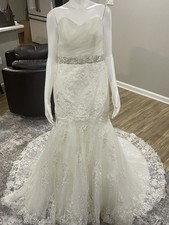 Size 10 Alfred Angelo Sapphire Wedding Dress New W/Tags