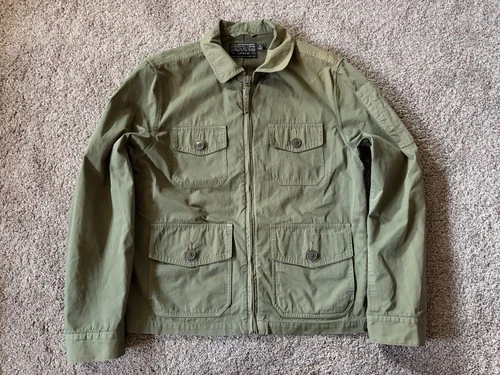 J Crew Field Mechanic Jacket Mens S Green Military Utility NX-631 Field Jacket - product listing photo