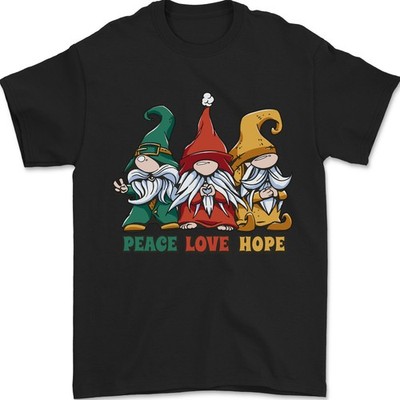 Peace Love Hope 3 Zwerge Herren 100% Baumwoll