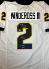 JUNIOR VANDEROSS SIGNED #2 "B2B 1000 YD SZN!" CUSTOM JERSEY - Size XL (Beckett) — photo 1