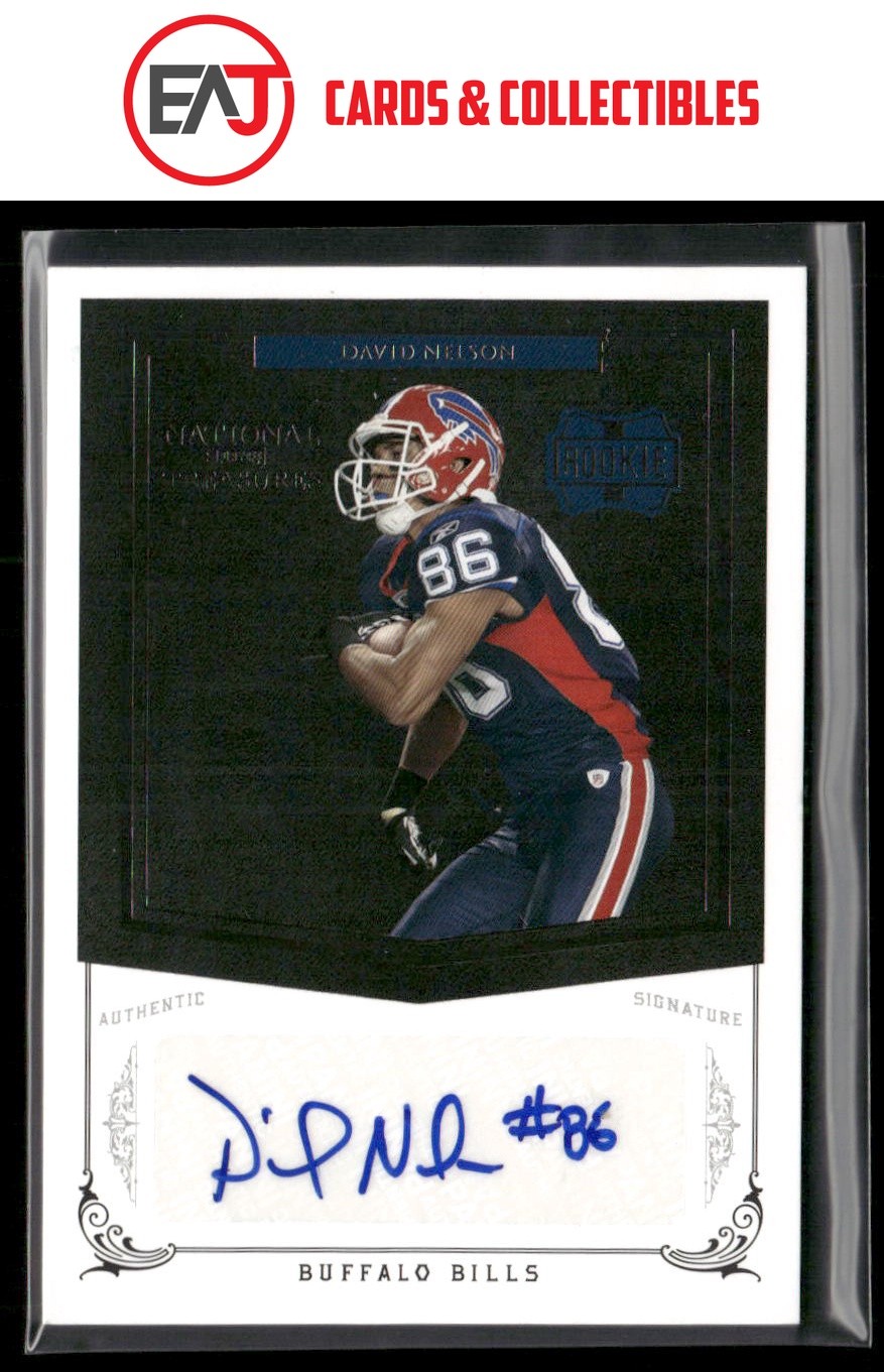 David Nelson 2010 Playoff National Treasures /99 Auto RC #223 Bills
