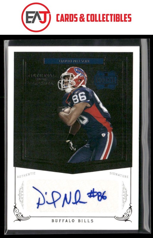 David Nelson 2010 Playoff National Treasures /99 Auto RC #223 Bills