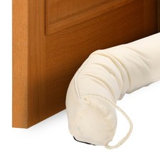 Door Sweep for Bottom of Door 34" x 3" Door Draft Stopper Beige