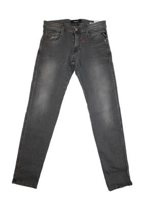 Replay Anbass Jeans Mens - M914 Power Stretch - Grey - Slim Fit - W30 / L32