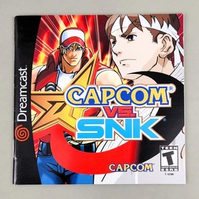 Capcom vs SNK - Sega Dreamcast (CIB, Mint, Pristine Scratch-Free Disc)