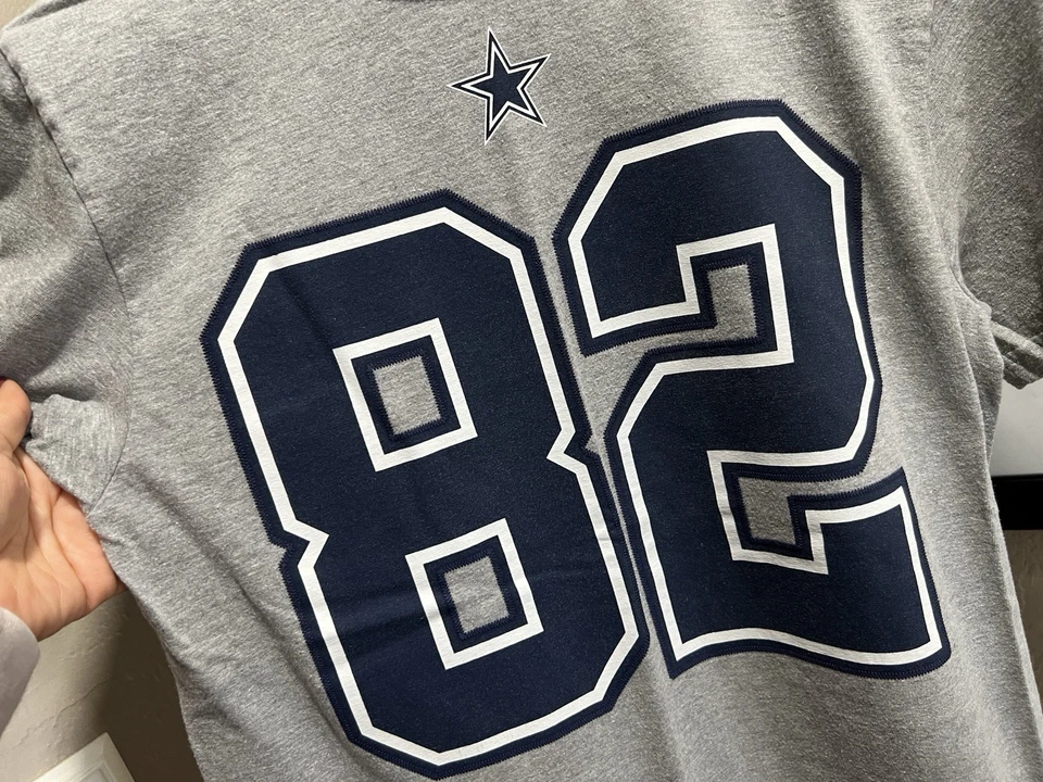 Nike Dallas Cowboys Jason Witten #82 Camiseta Para Hombre Pequeña Gris NFL Fanwear Camiseta Foto 2 de 4