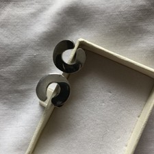 Sliver 925 Stud Earrings Swirl Ladies Everyday Occasion Valentines Day Present