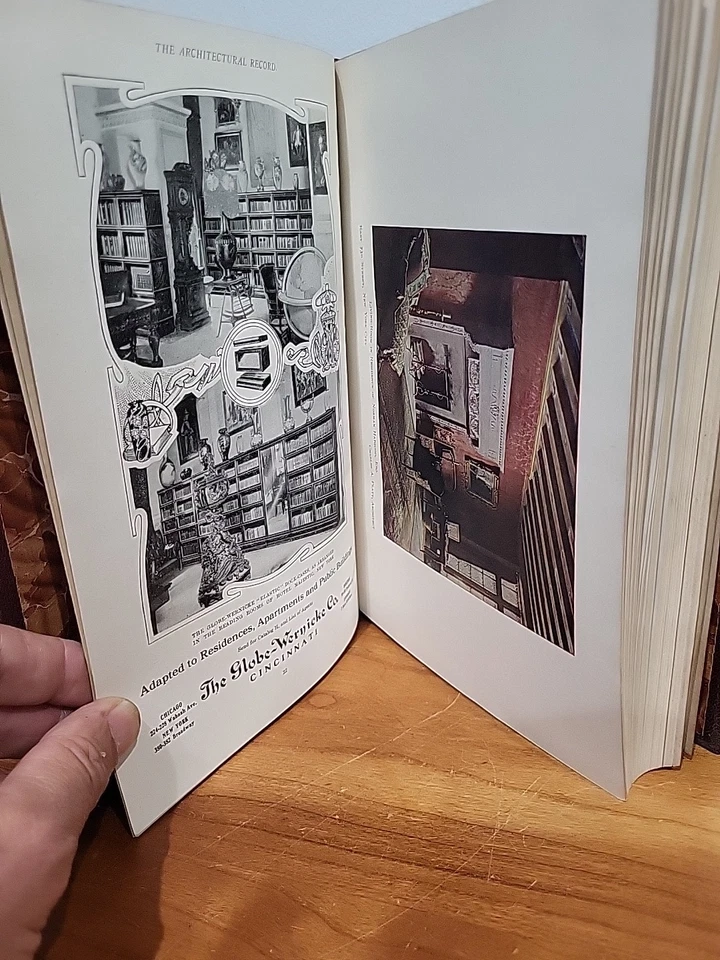 Architectural Record Leather Bound 1905 July - Dec. Illustrated Architecture  - Image 3 of 4