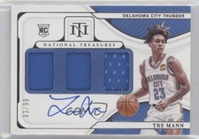 2021 Panini National Treasures Rookie Materials Triple 93/99 Tre Mann Auto 0fr7