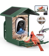 Bird Feeder with Camera Solar Powered AI Identify  Auto Capture For Bird Lovers