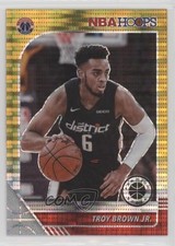 2019 Panini NBA Hoops Premium Stock Box Set Gold Pulsar Prizm Troy Brown Jr 8em