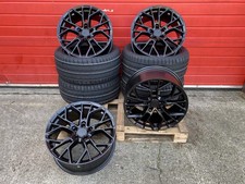 VW Golf R Gti Clubsport Edition 45 XT1 19” Alloys 5x112 Black & TYRES