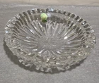 Vintage~Waterford~Luxurious~ Crystal Cut Ashtray~With Sticker & Signed